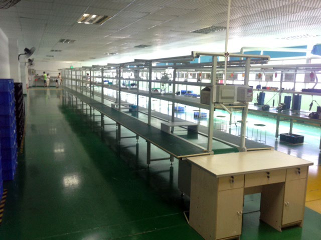 Assembly workstations inside the BOMQuote Shenzhen facility